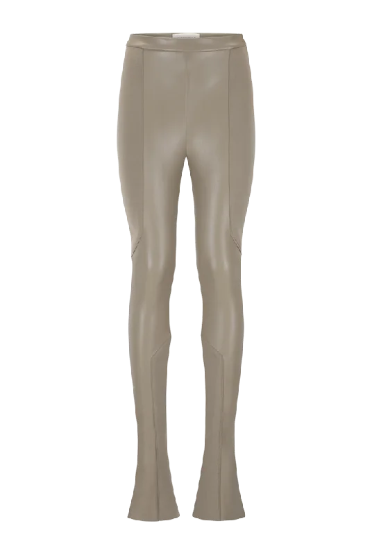 High Waisted Vegan Leather Leggings l Mud