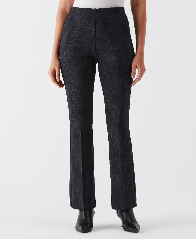 Petite Printed Modern Bootcut Ponte Pant