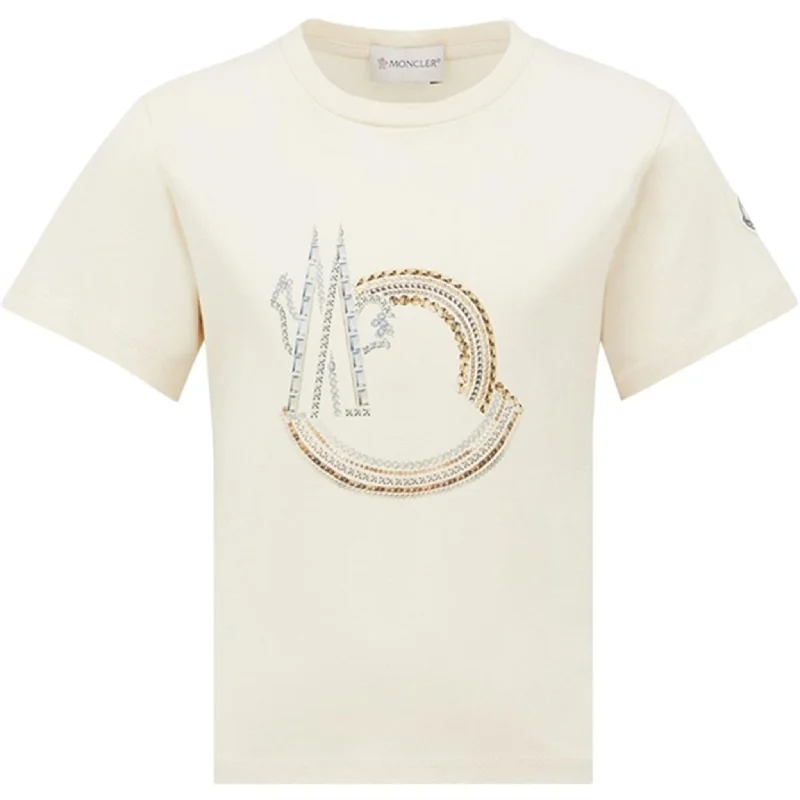 Moncler T-Shirt Cream