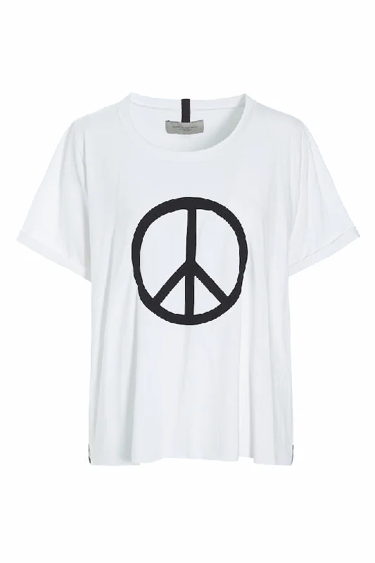 TEE PEACE PRINT - 96066 - WHITE