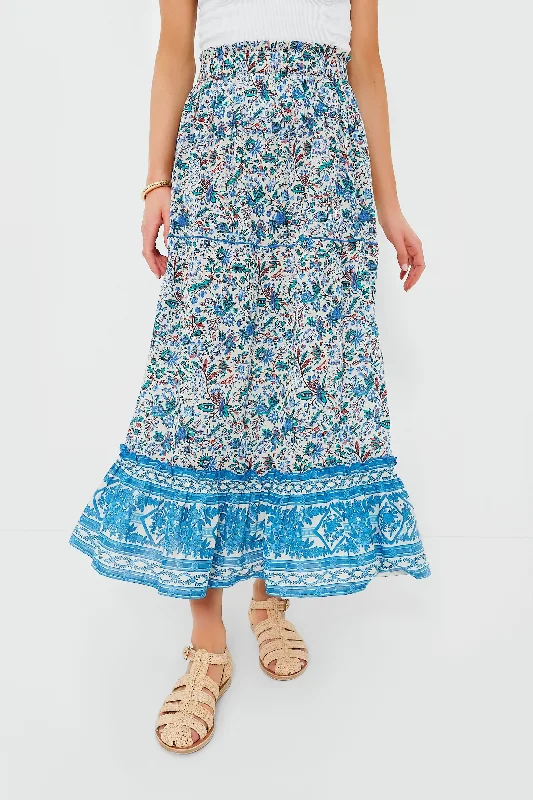 Cornflower Whimsy Prado Skirt