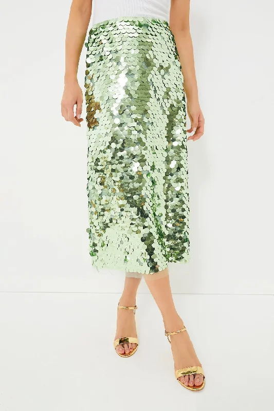 Mint Chip Remmi Midi Skirt