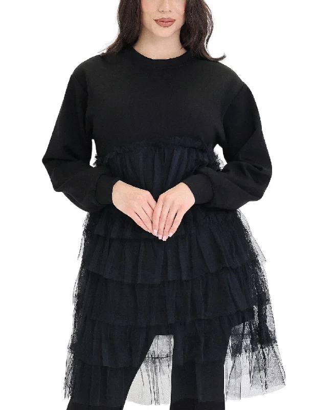 Tunic w/ Tulle Tiered Ruffles