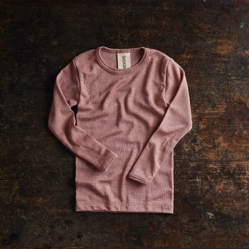 Lark Top - Merino Wool & Silk - Orchid