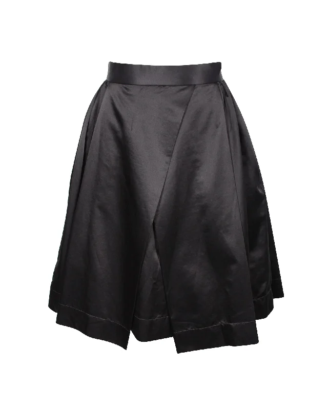 Vivienne Westwood Anglomania Knee Length Skirt in Black Cotton