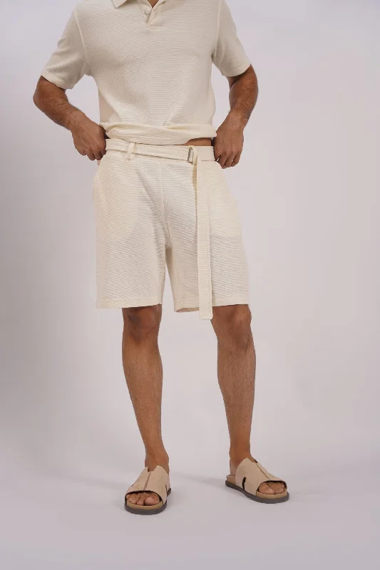 JACQUARD BERMUDA SHORTS