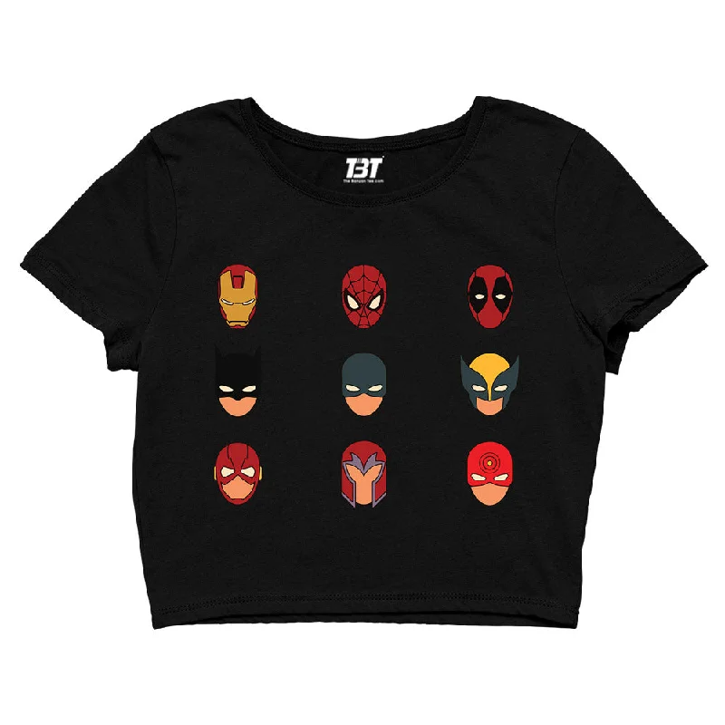 Superhero Crop Top - Masked